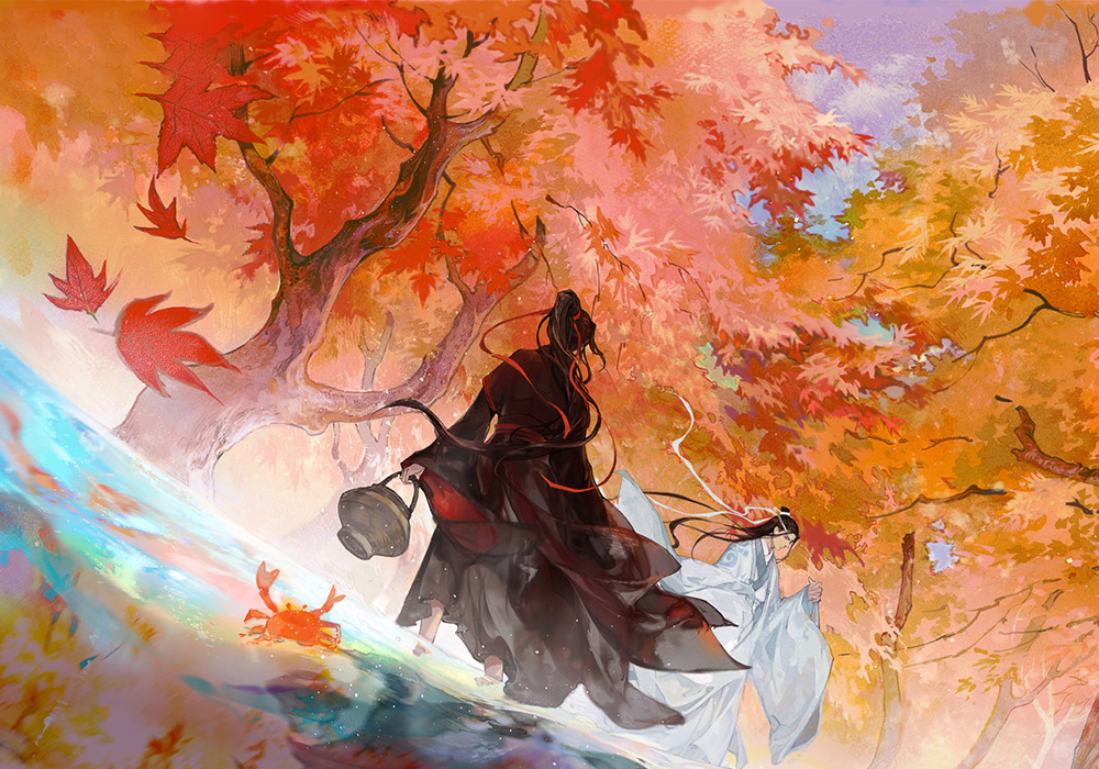 《魔道祖师》动画海报都很美