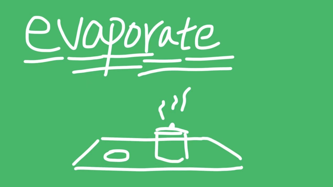 evaporate是什么意思?