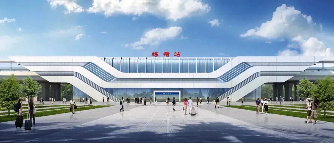 沪苏湖铁路练塘站未来长这样!你期待吗?