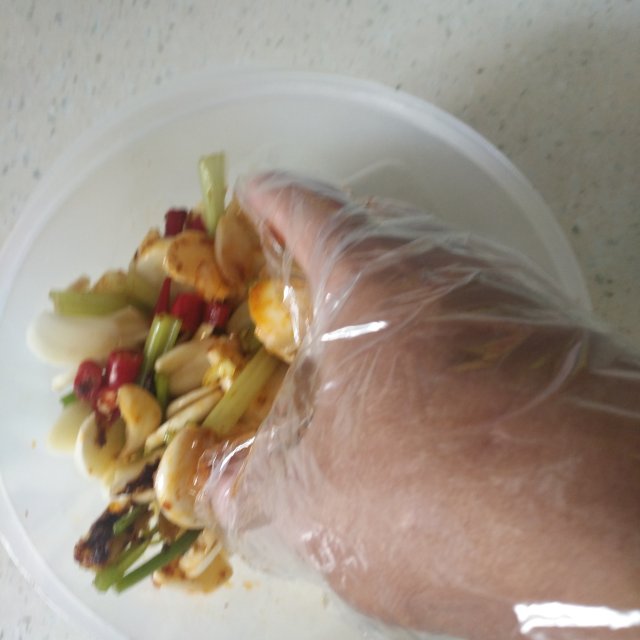 腌蒜片,特别的下酒,下饭