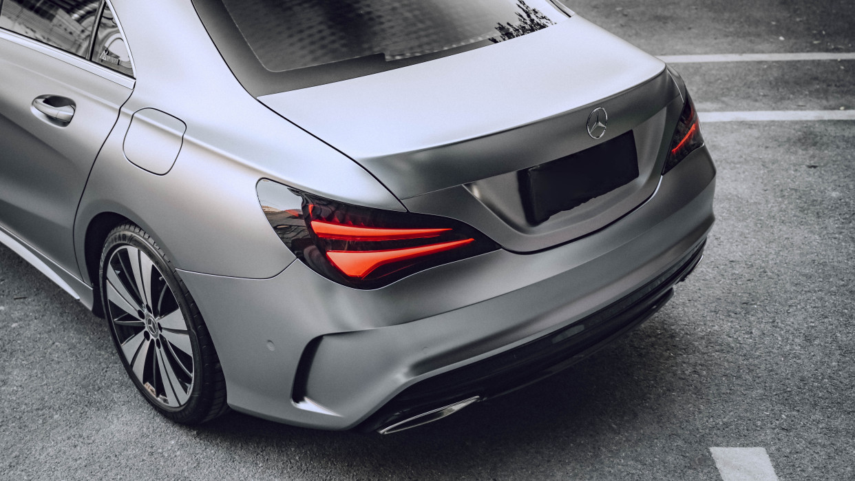 unic|奔驰cla改色电光钛灰