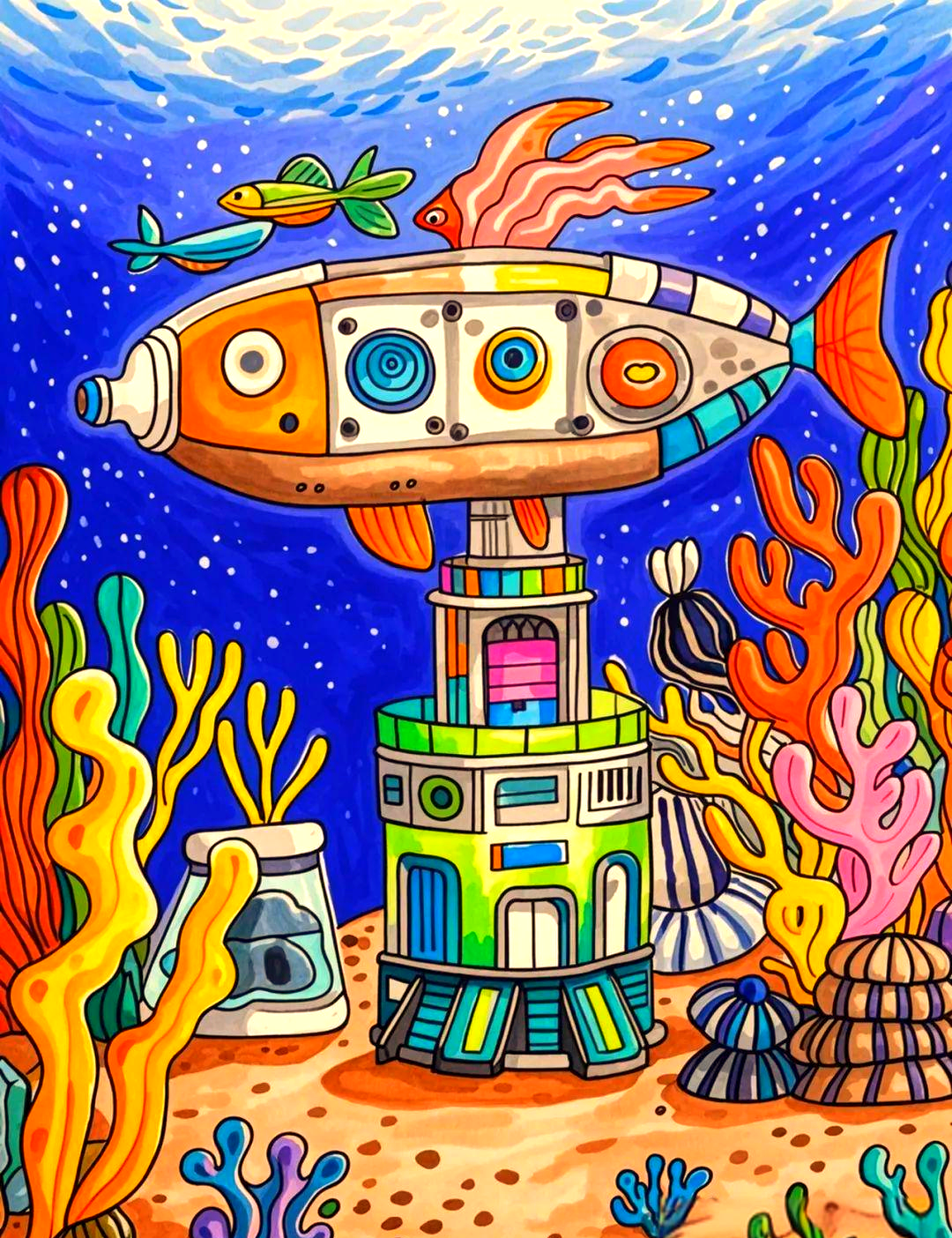 将来与艺术儿童画_将来 艺术（未来与艺术儿童画）