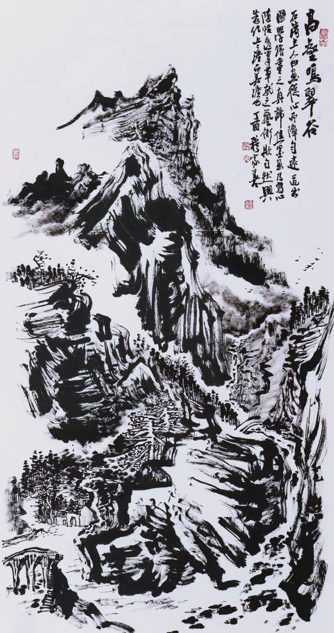 穆家善:焦墨画领军人物的多国收藏之路