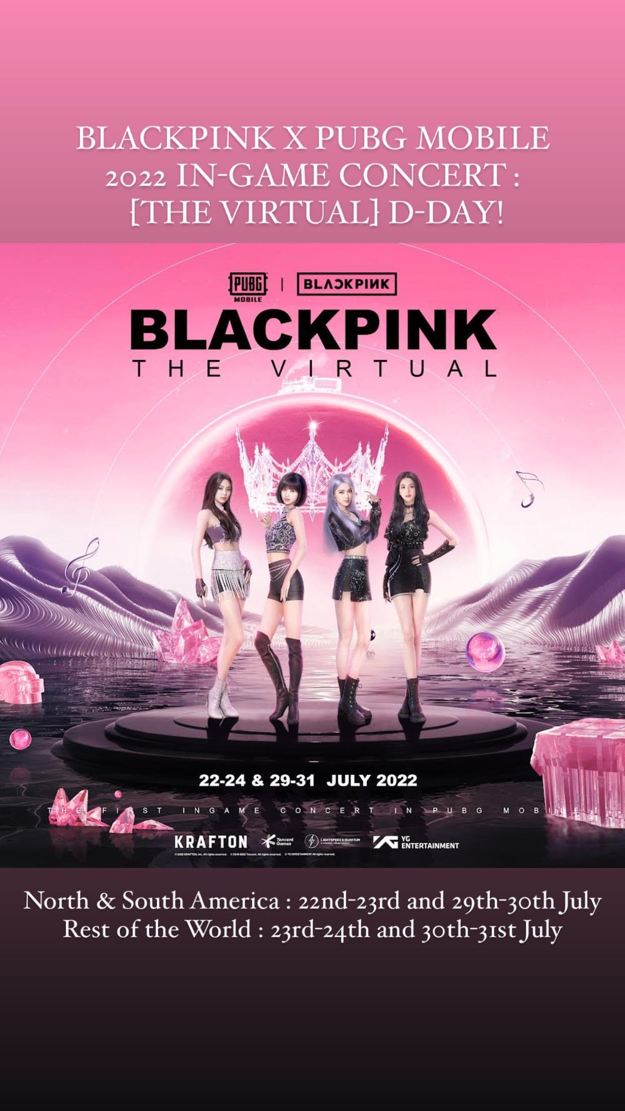 blackpink x pubg mobile特別曲目《ready for love》將公開