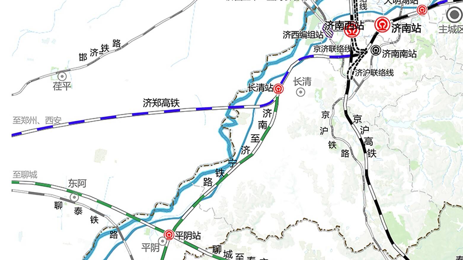 济郑高铁线路图图片