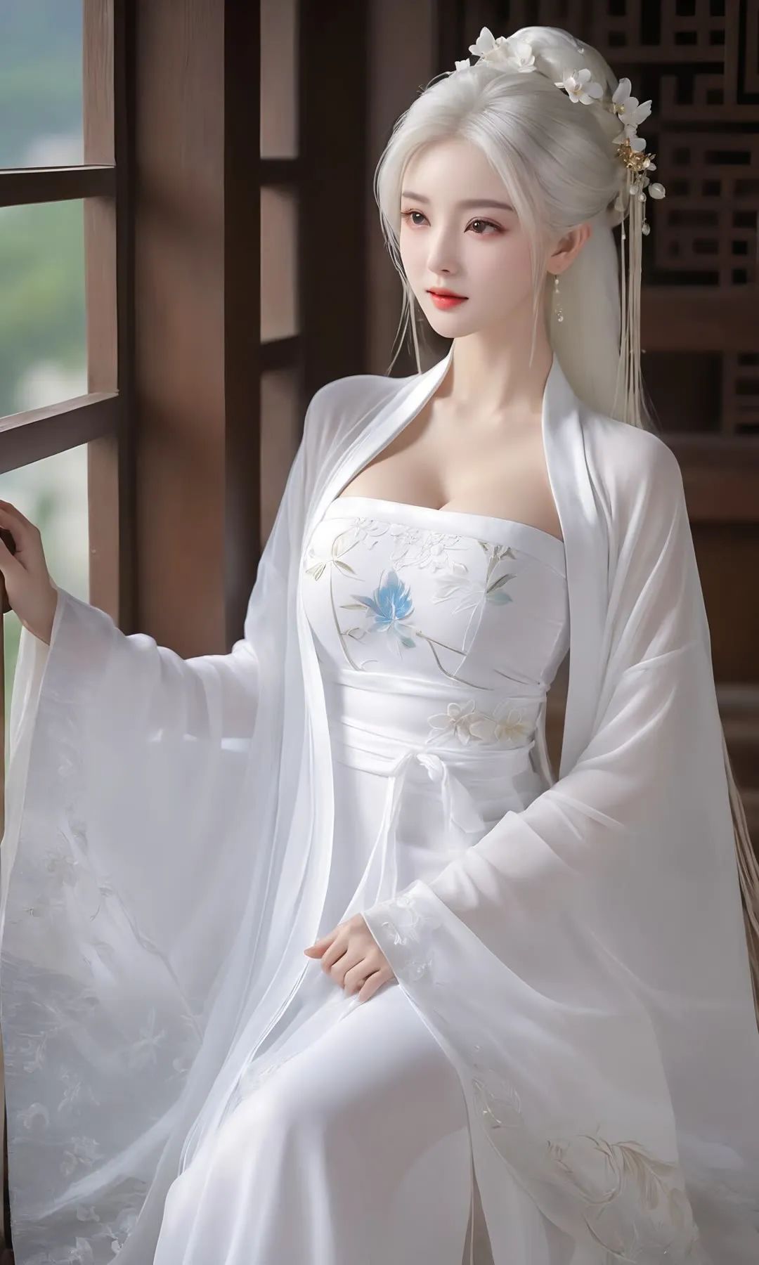 ai汉服美女壁纸,汉服就是好看