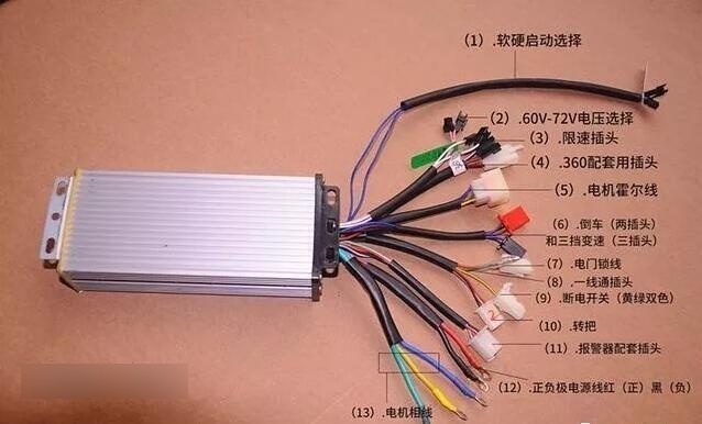 绿源电动车防盗器图解图片