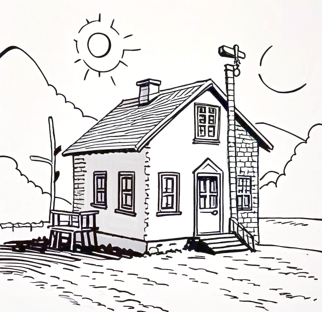 小房子简笔画技巧分享与创作心得