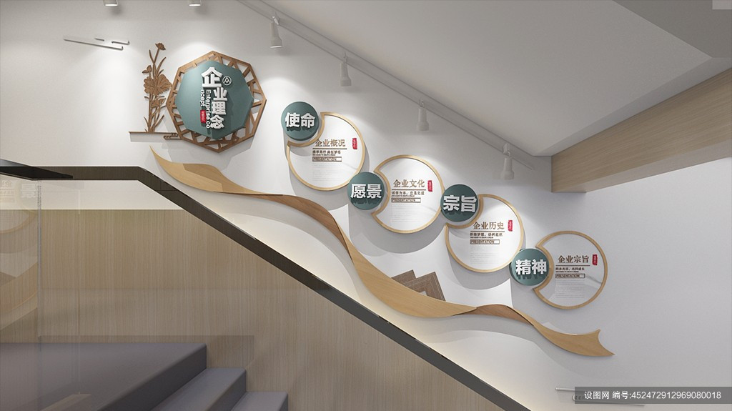 企业文化墙创意设计图片
