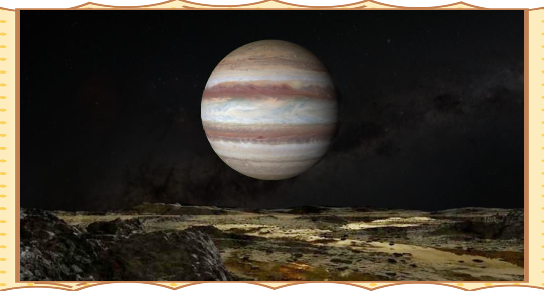 在木星卫星上观看木星:视角与大小的变化