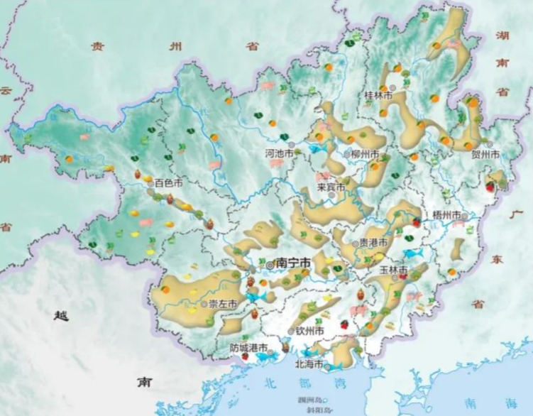 广西富硒地区分布图图片