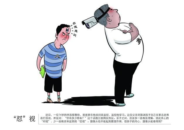 第三十一届中国新闻奖新闻漫画参评作品《"怼"视》