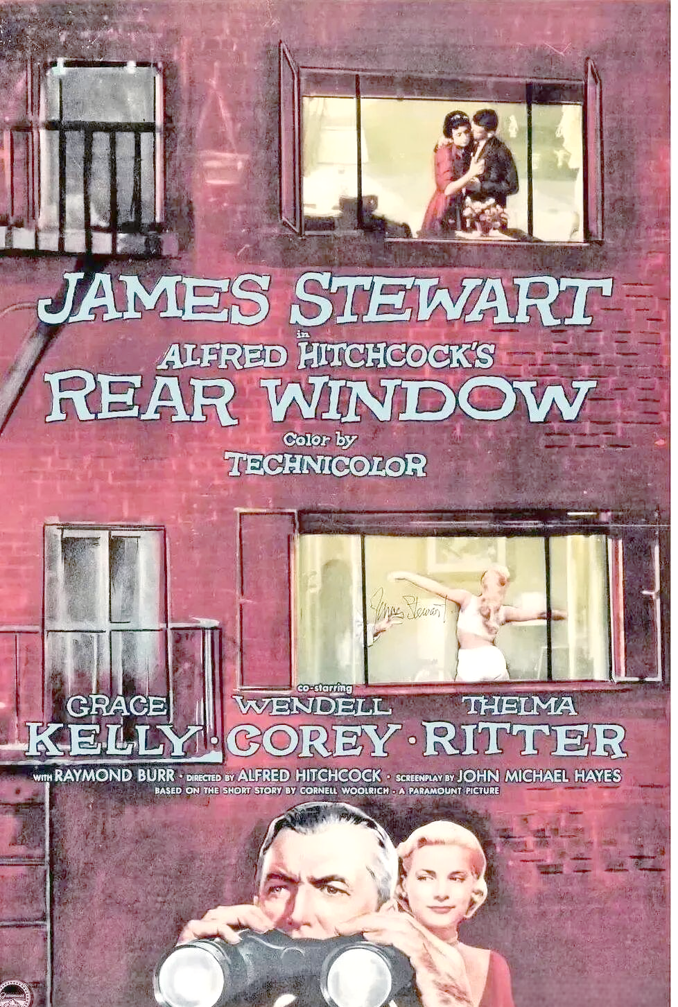 希区柯克经典《后窗》:窥视与悬疑交织的视听盛宴