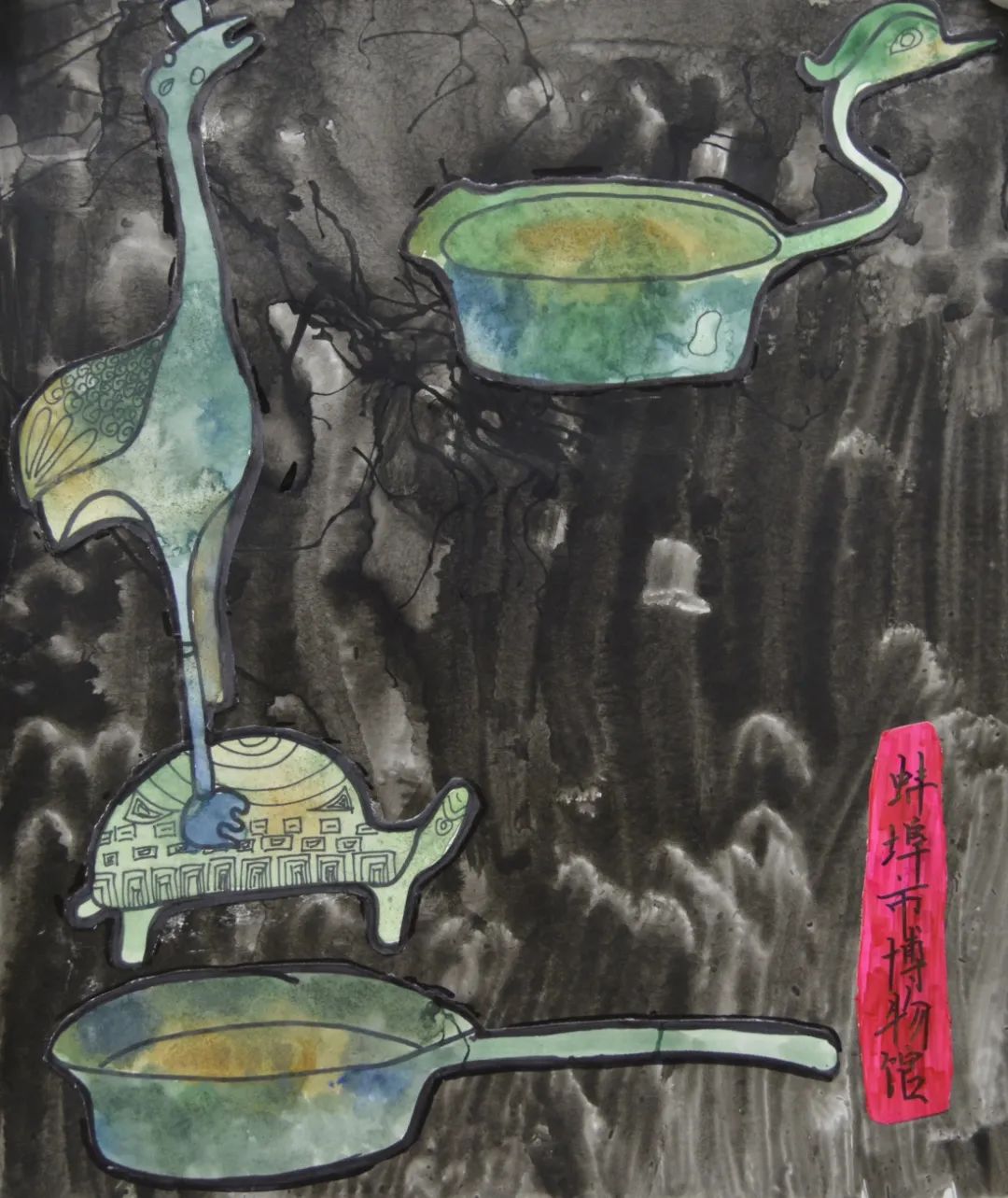 "我在博物馆画文物"获奖作品大赛评审结果揭晓