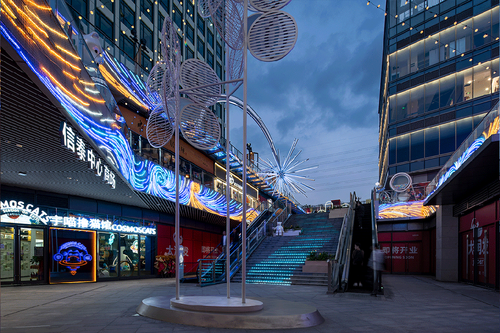 杰恩新作|上海信泰中心:用艺术打造折叠时间里的浮世百景