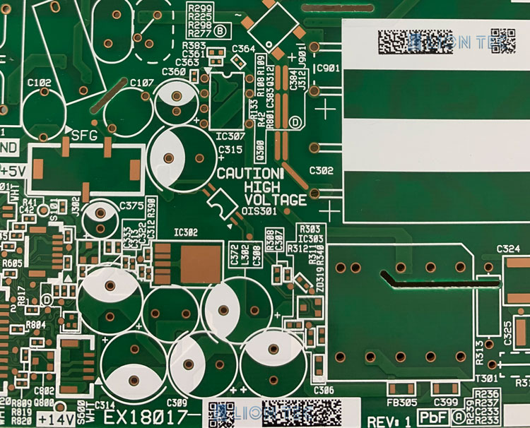 pcb電路板 70位內容 二維碼塑膠面板 高清晰 uv噴碼機 打樣效果圖