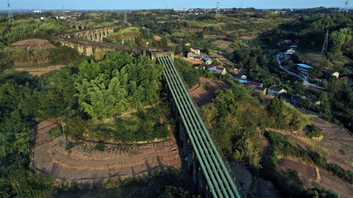 一线抗旱|"十里长虹"引水来 四川隆昌沱灌工程日送25万方"甘泉"