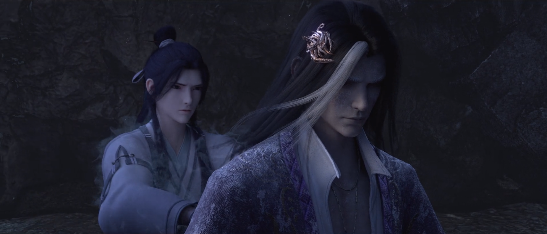 动画山河剑心11集经典场面,感染力十足而又不失风度情谊