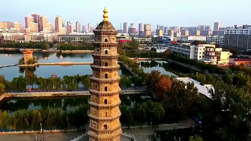 济宁市金乡县:瞰奎星湖风景区