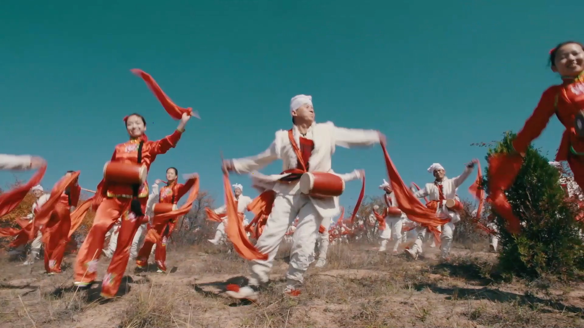 中国-中亚峰会|100秒,看安塞腰鼓舞出黄土地上的精气神