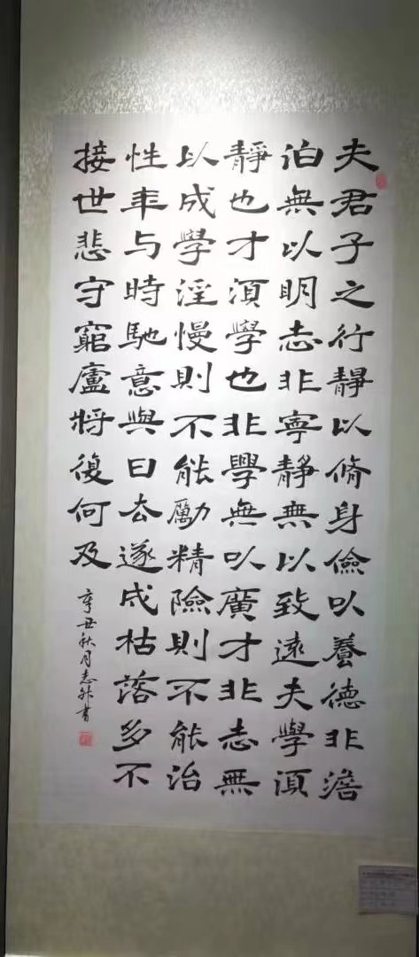 张志升2022第十一届全国民间书画大赛书法二等奖