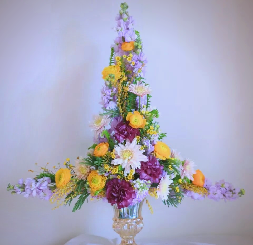 西式插花的多重基础造型解析