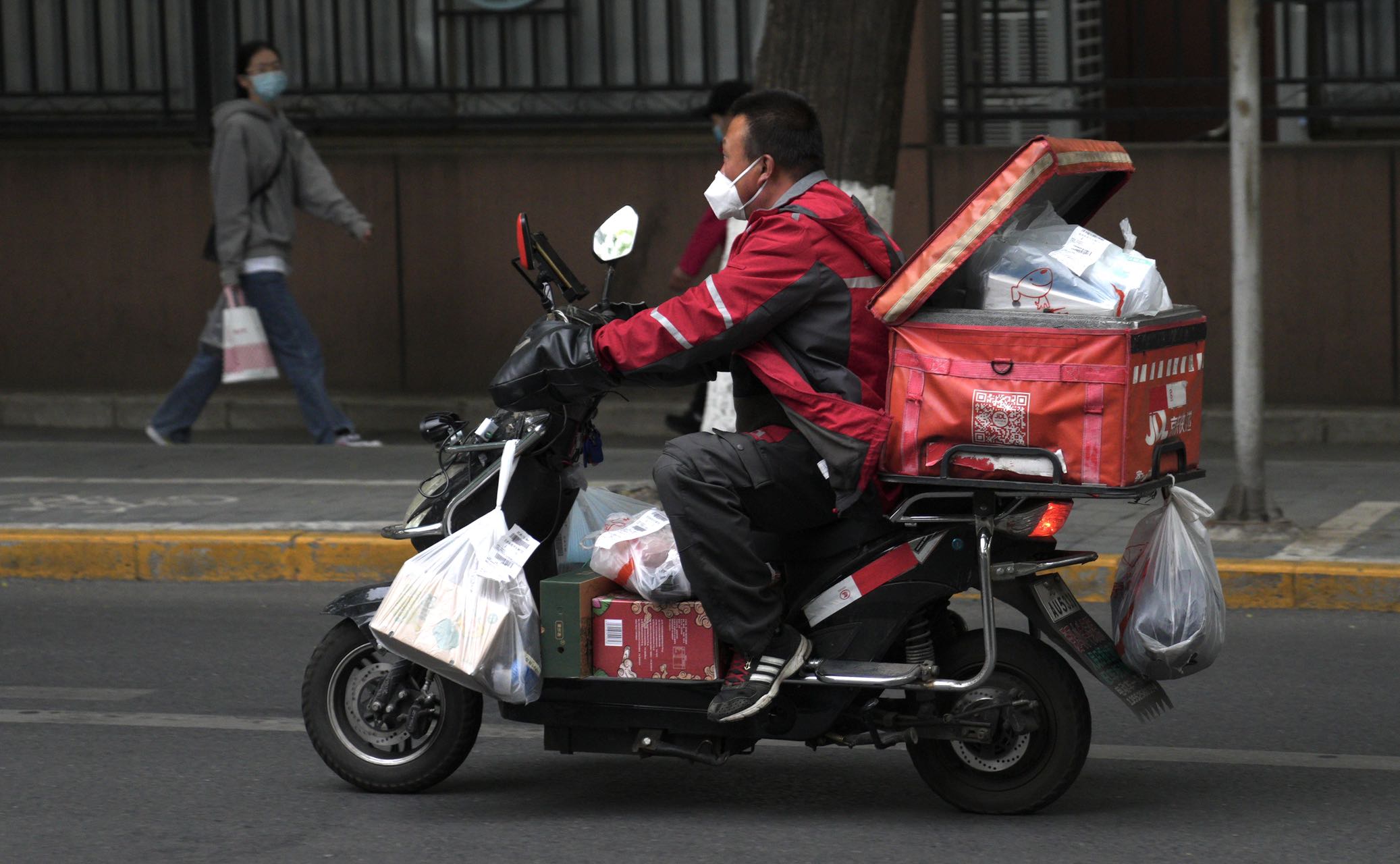 外卖送餐图片真实图片