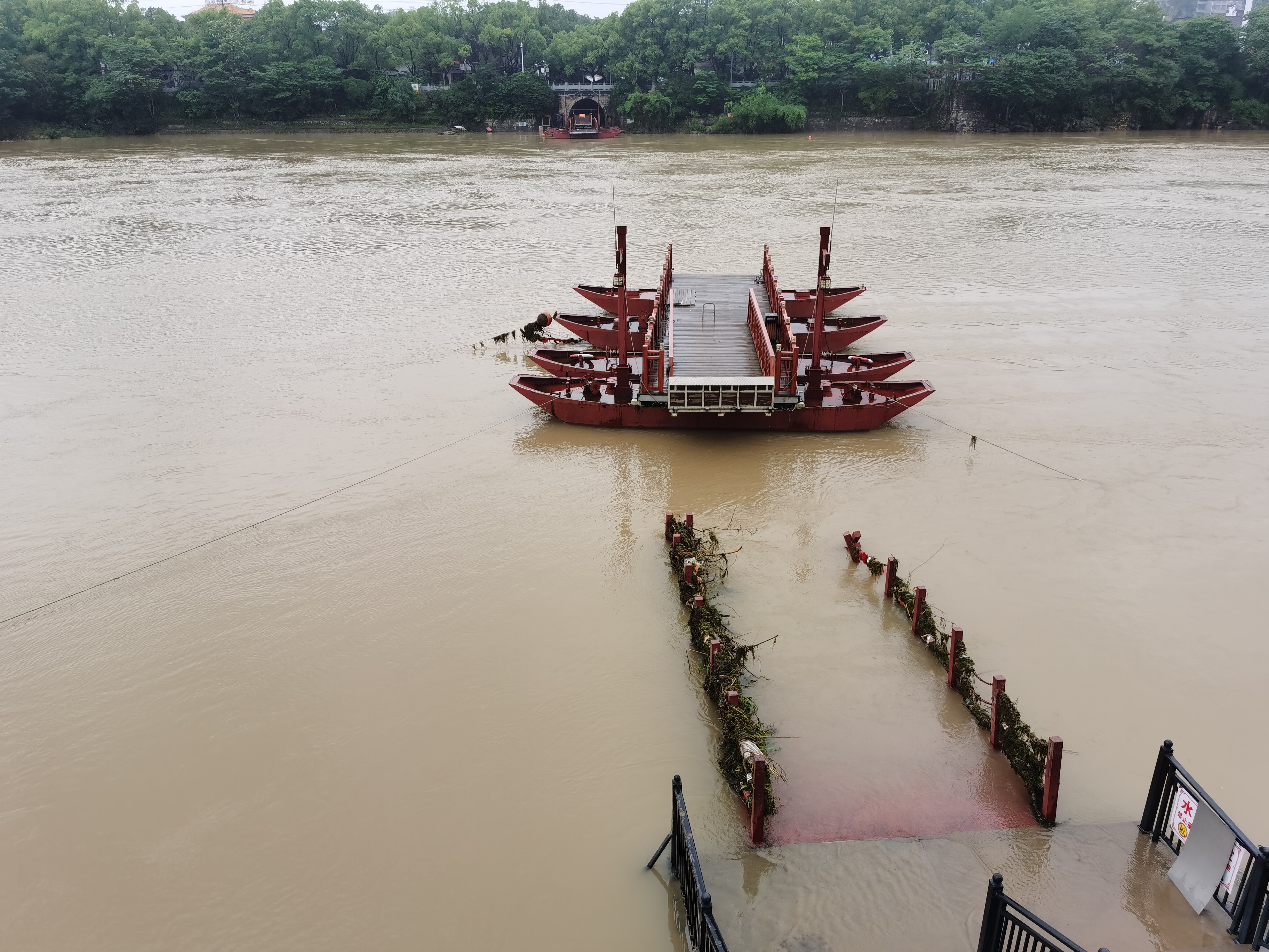 霞客渡,永州境内的五大古渡之一,浮桥始建于元代