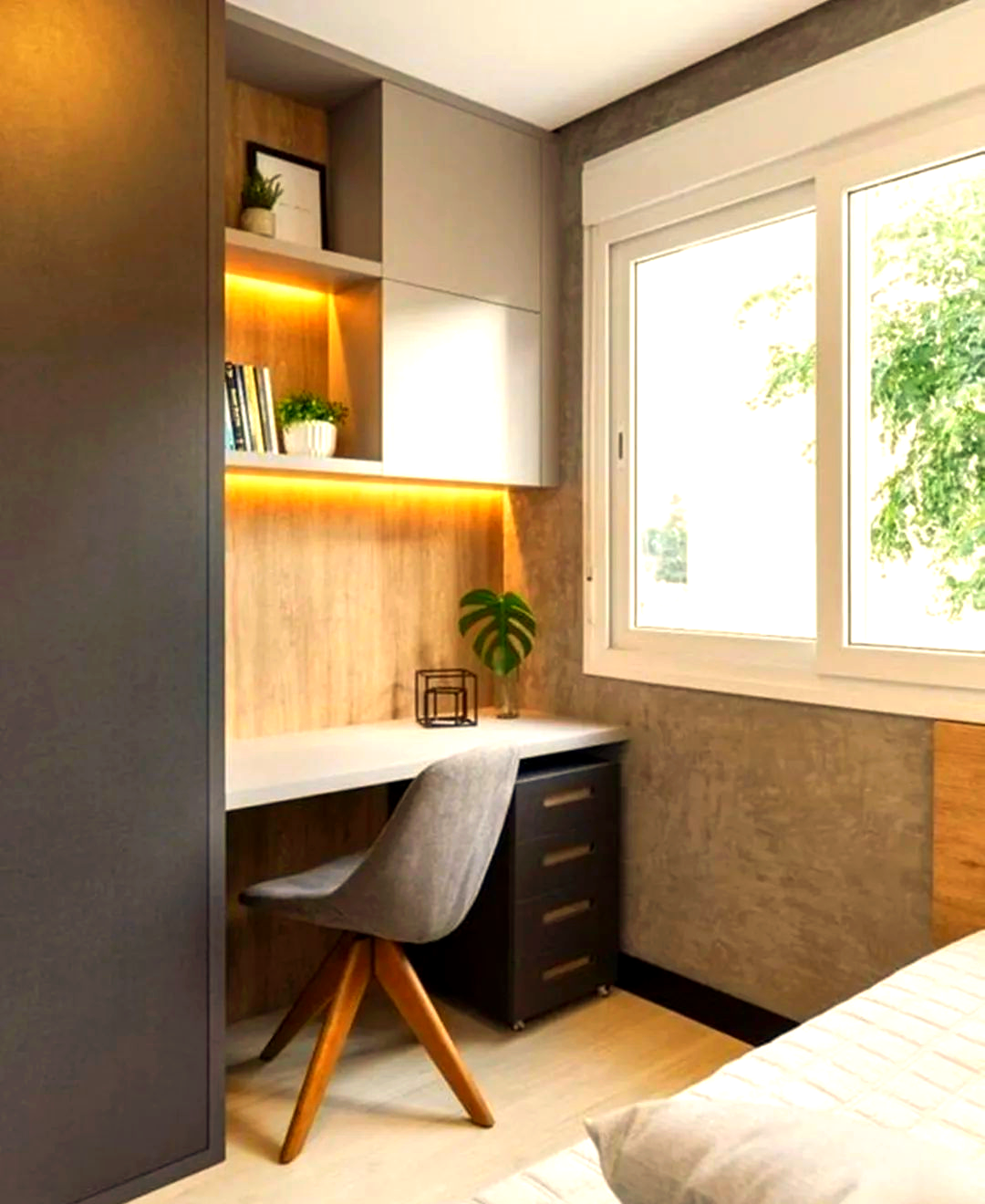 床尾衣柜靠窗留一平米,多种装修样板任你选!