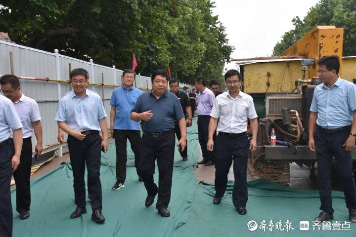 莘县副县长陈广友督导扬尘污染防治工作