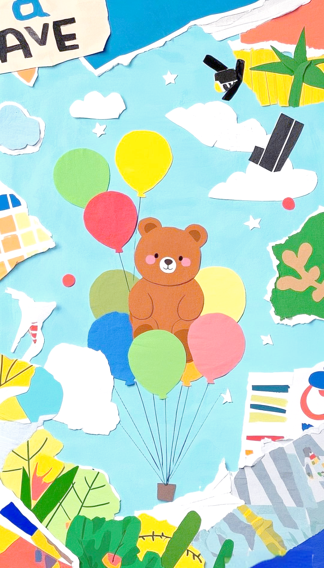 手撕彩纸拼贴画:让孩子创造属于自己的多彩世界