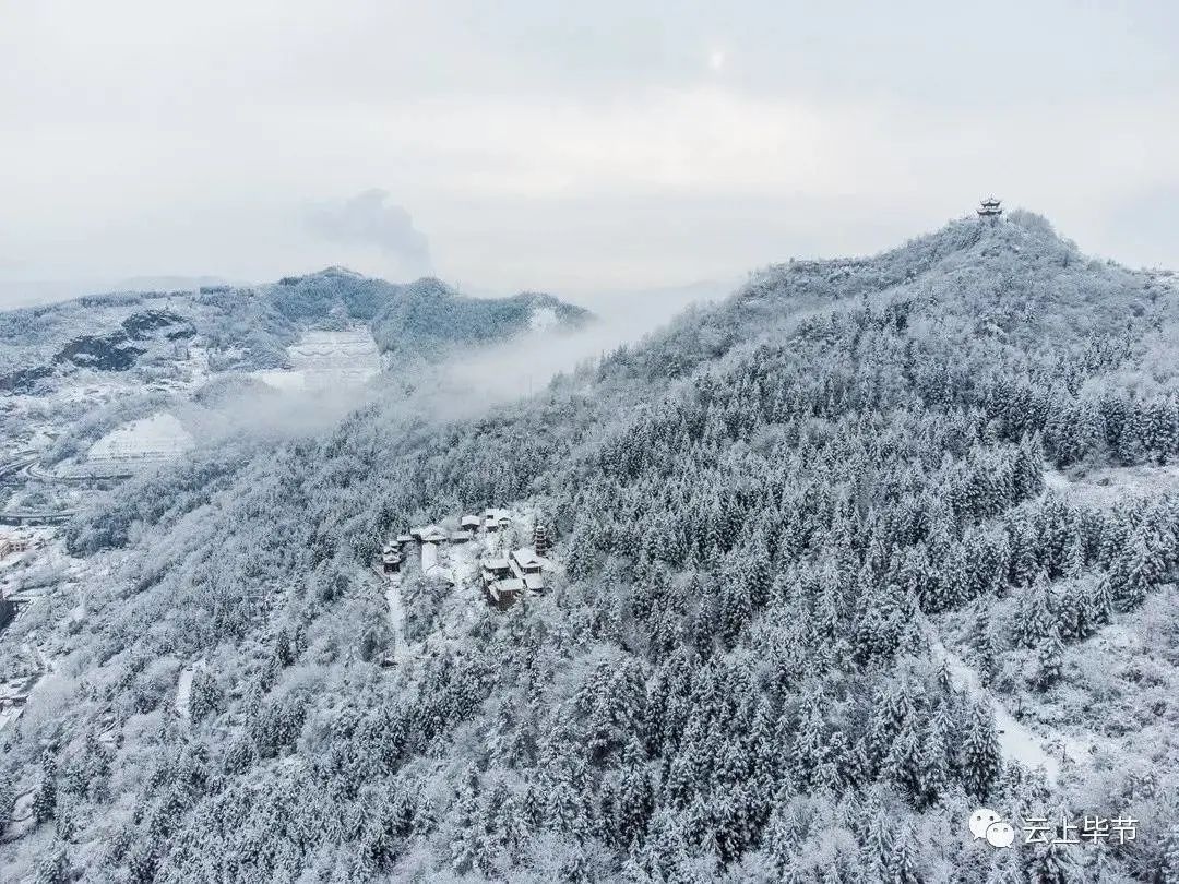 昨夜今晨!贵州大波雪景来袭