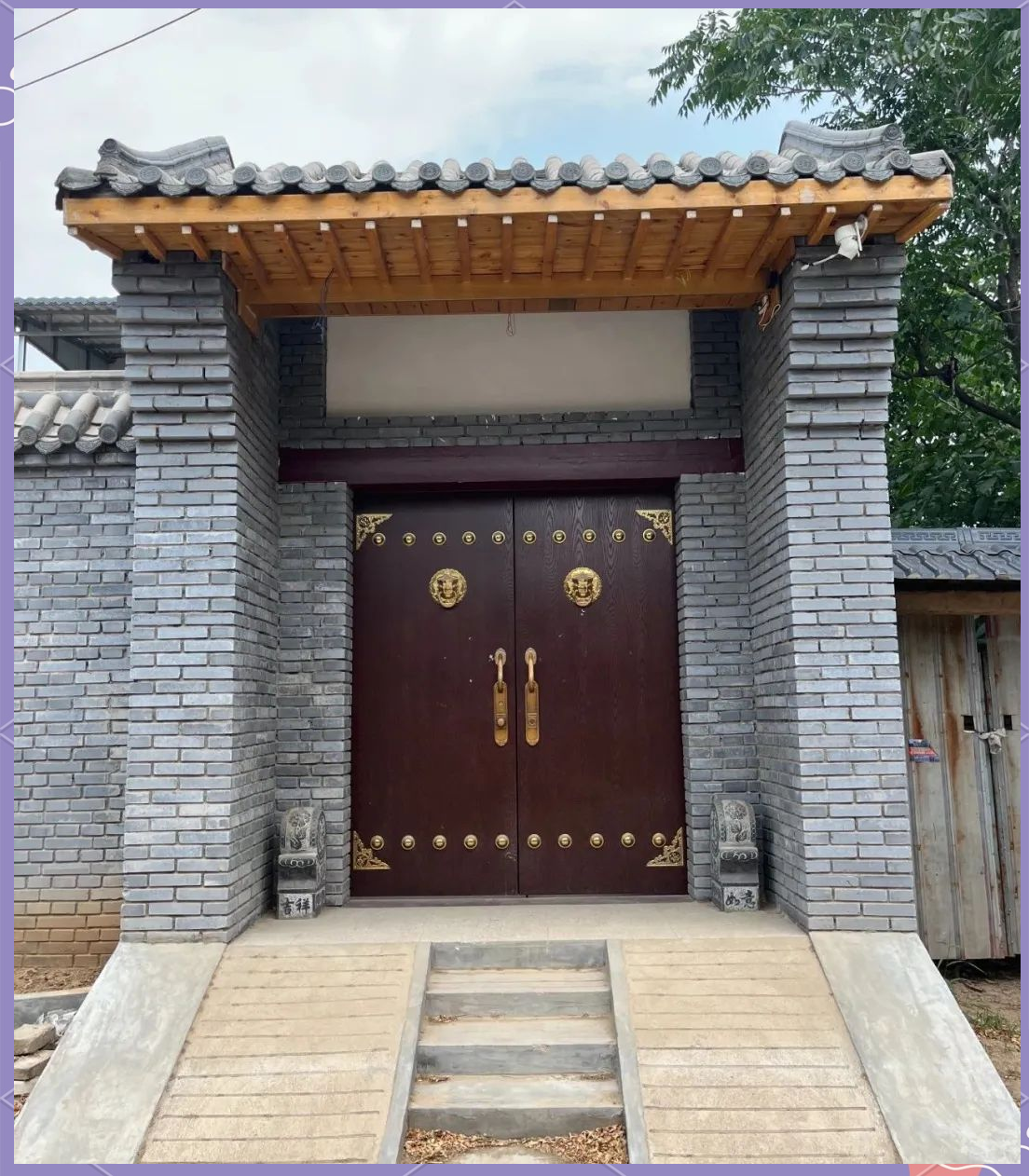 庭院大门的多款设计风格与材质选择