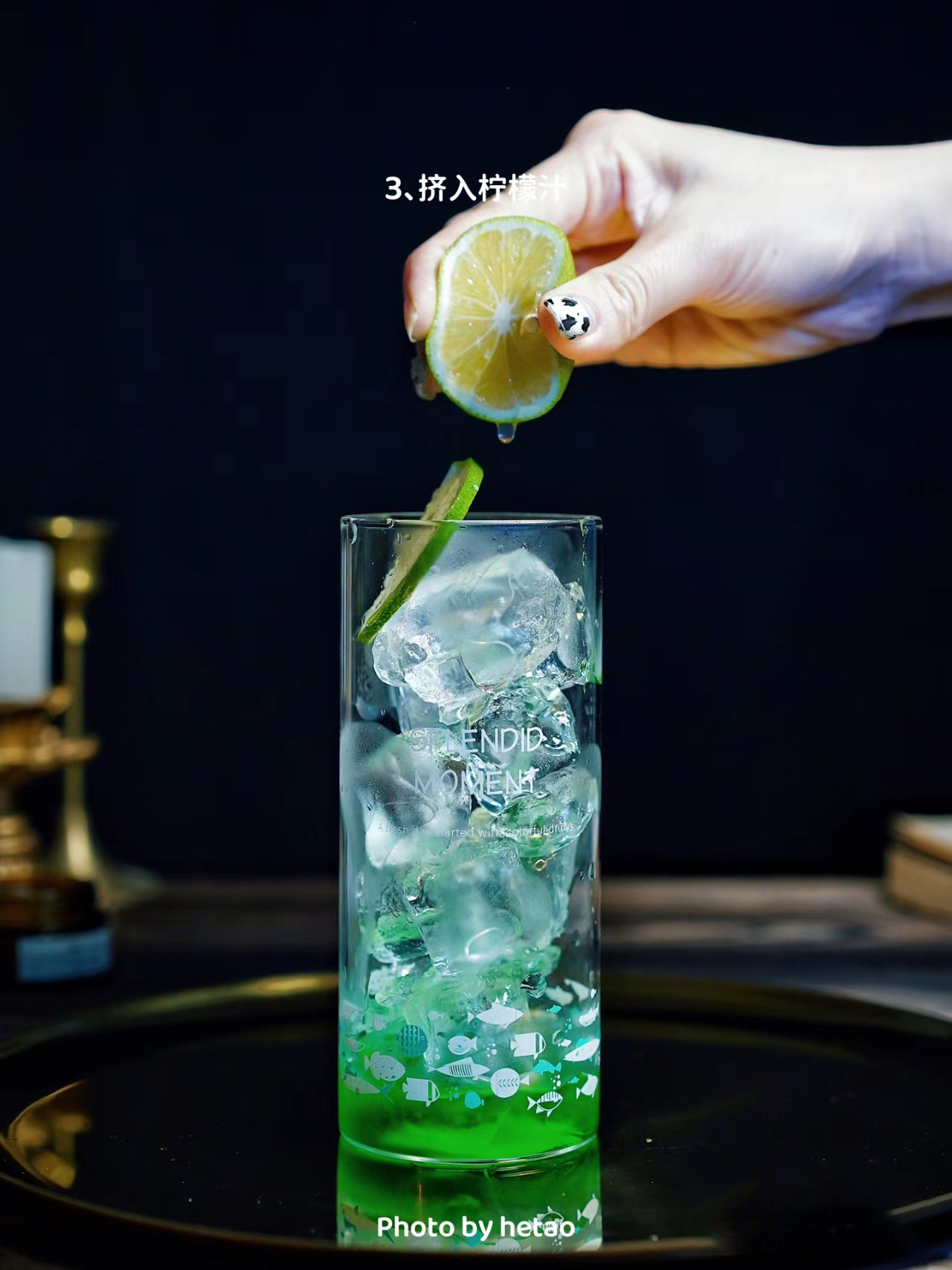 自制青柠薄荷气泡水|无酒精鸡尾酒系列