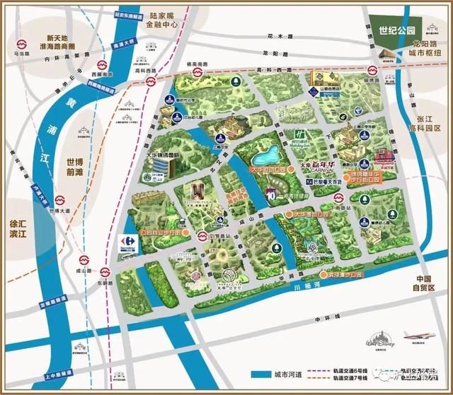 璀璨华城规划图图片