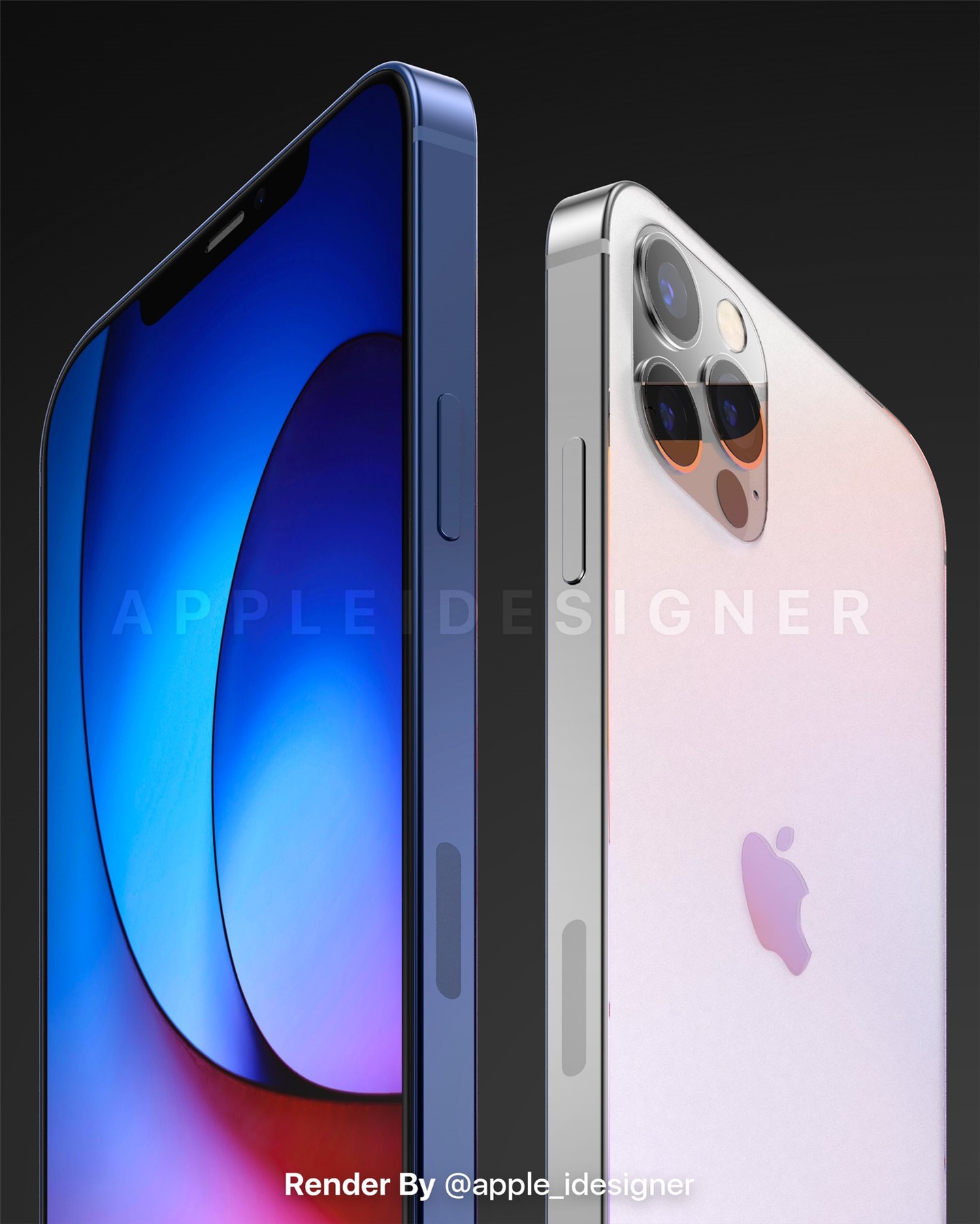 iphone 12 pro/pro max最新渲染图曝光