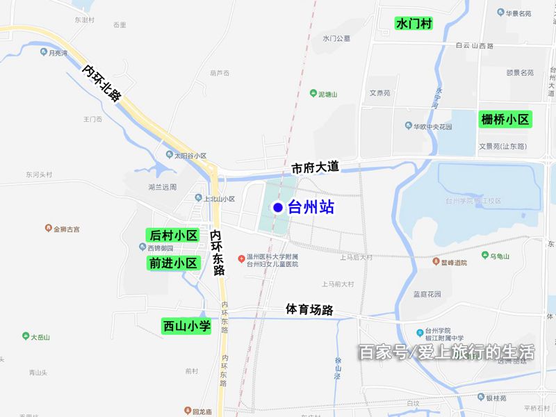 台州市域铁路,温岭s1轻轨,15个站点最详细位置分布图