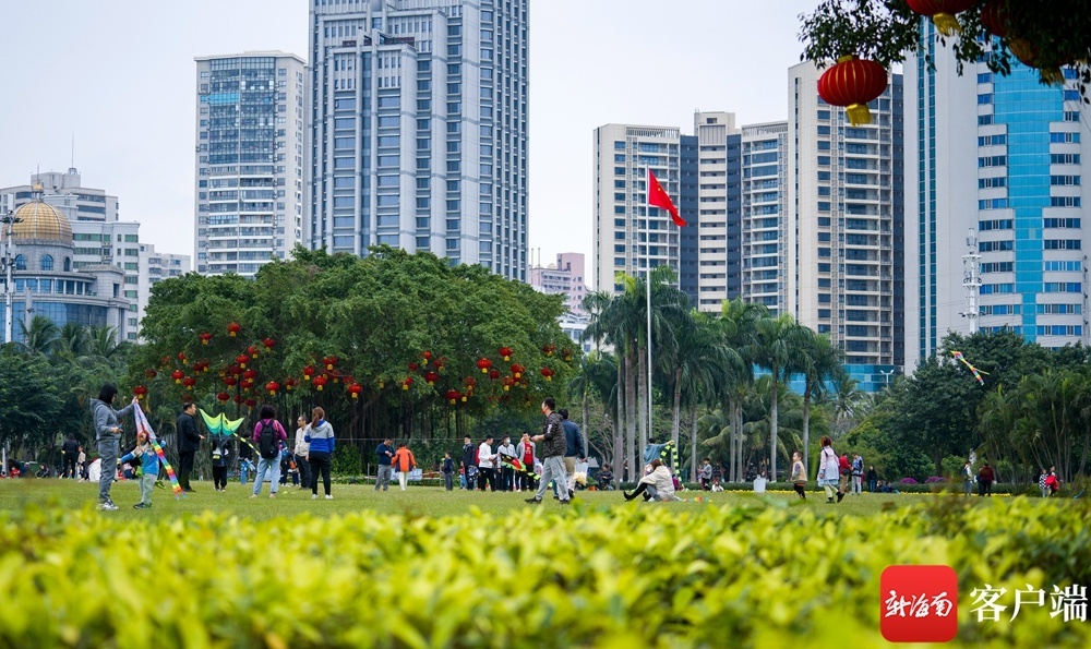 組圖|海口萬綠園:喜上枝頭春意鬧 立春時節踏青歡