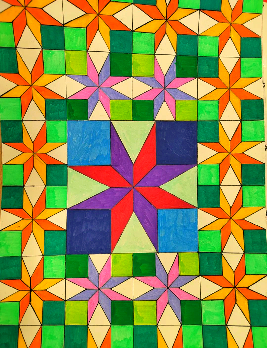 「教研视角」探索数学世界的奇妙密铺作品