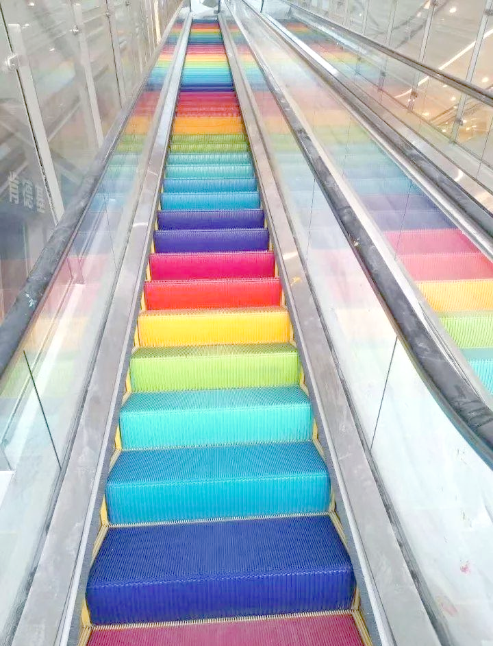 扶梯与建筑的多重完美结合,美到令人窒息!