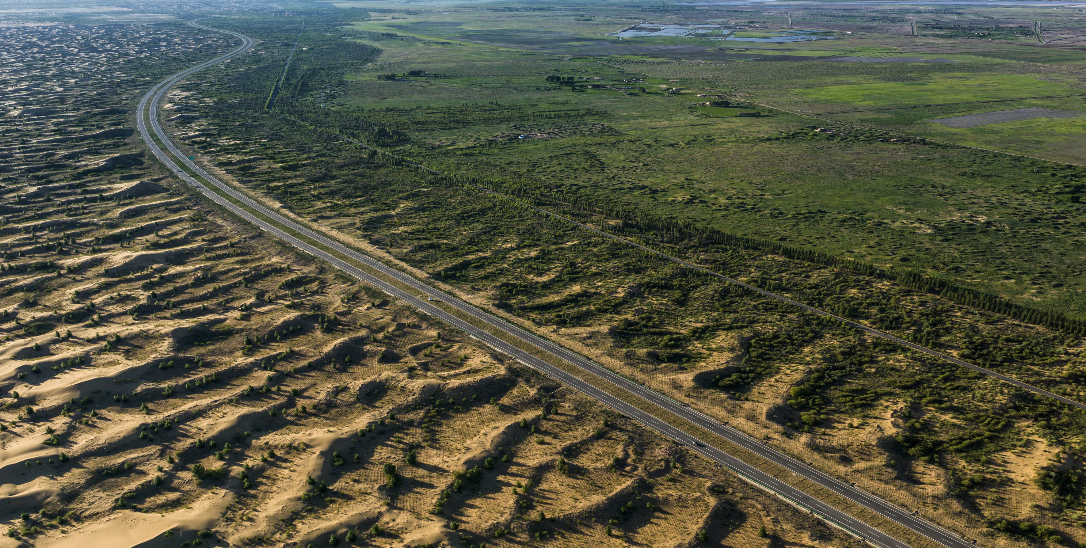 新华全媒 |毛乌素沙地,库布其沙漠荒漠化治理一线观察