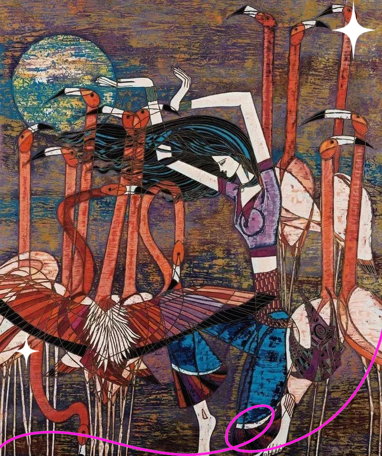 现代重彩画大师丁绍光的艺术世界探秘