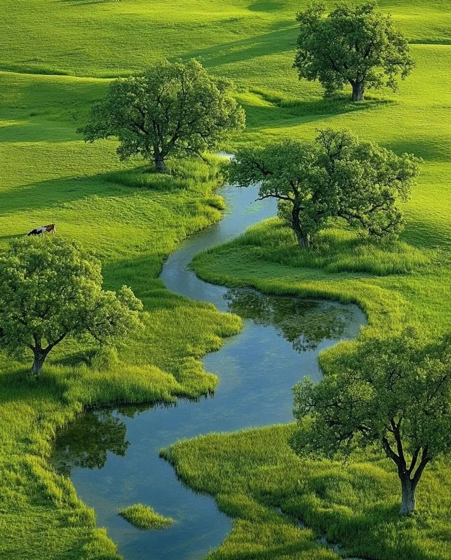 绿色护眼壁纸:释怀过去,拥抱现在,开启人生新篇章