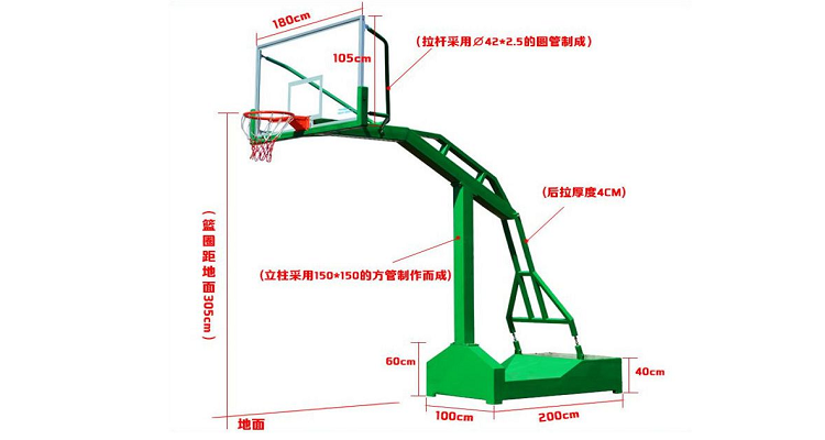 篮球框怎么做图片