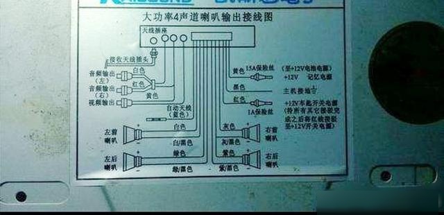 86音响面板接线图解图片