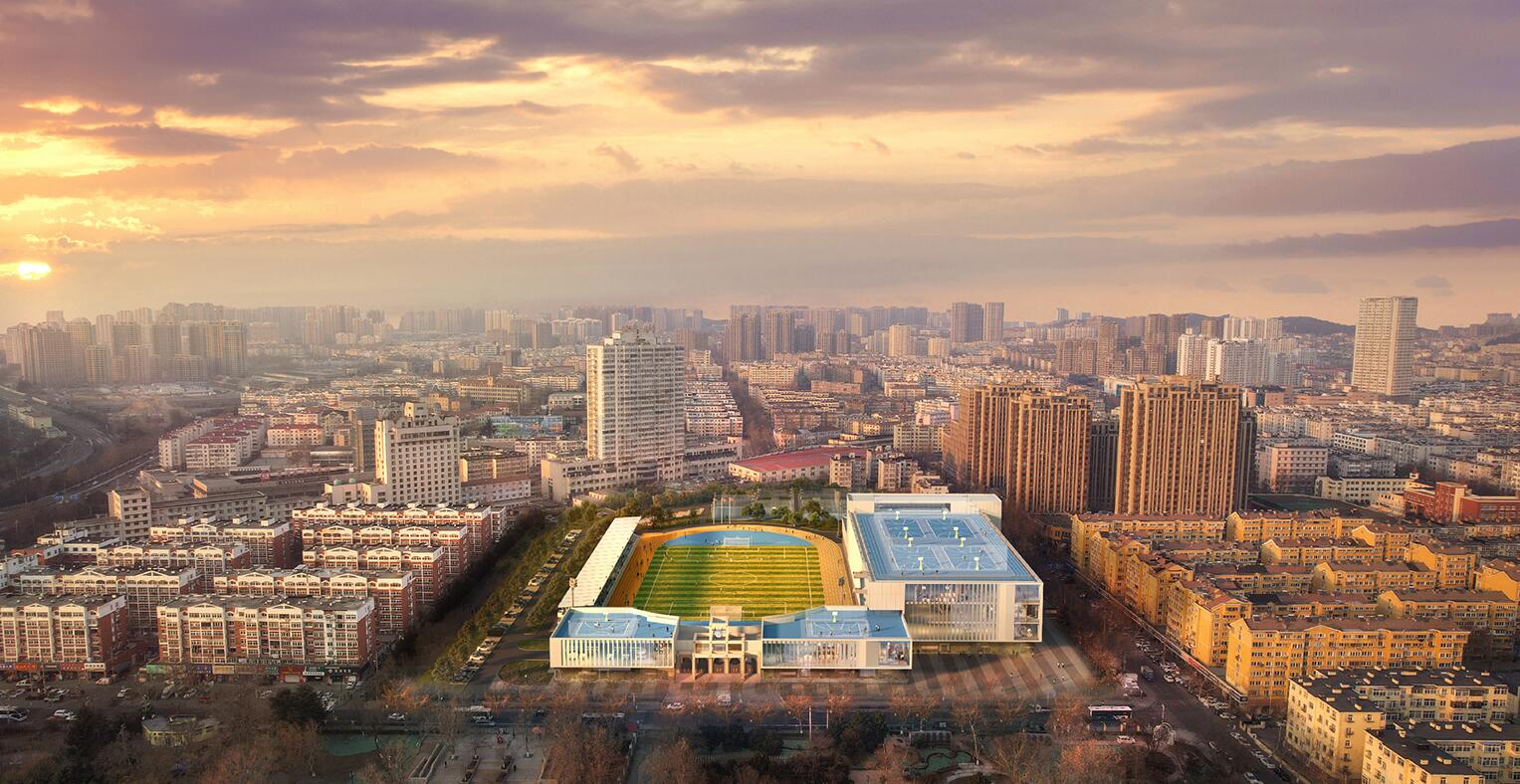 市北弘诚体育场改造后效果图披露