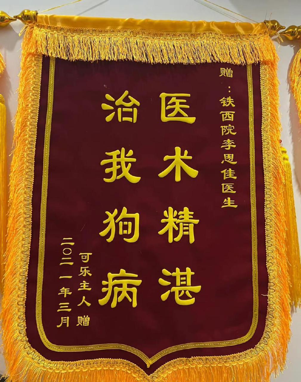 这些宠物医院的锦旗也太好笑了.