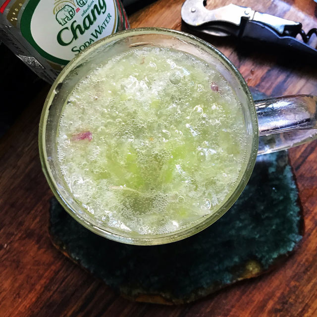 葡萄气泡水,自制饮品,口感非常棒哦