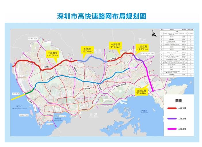 深圳外环高速地图图片