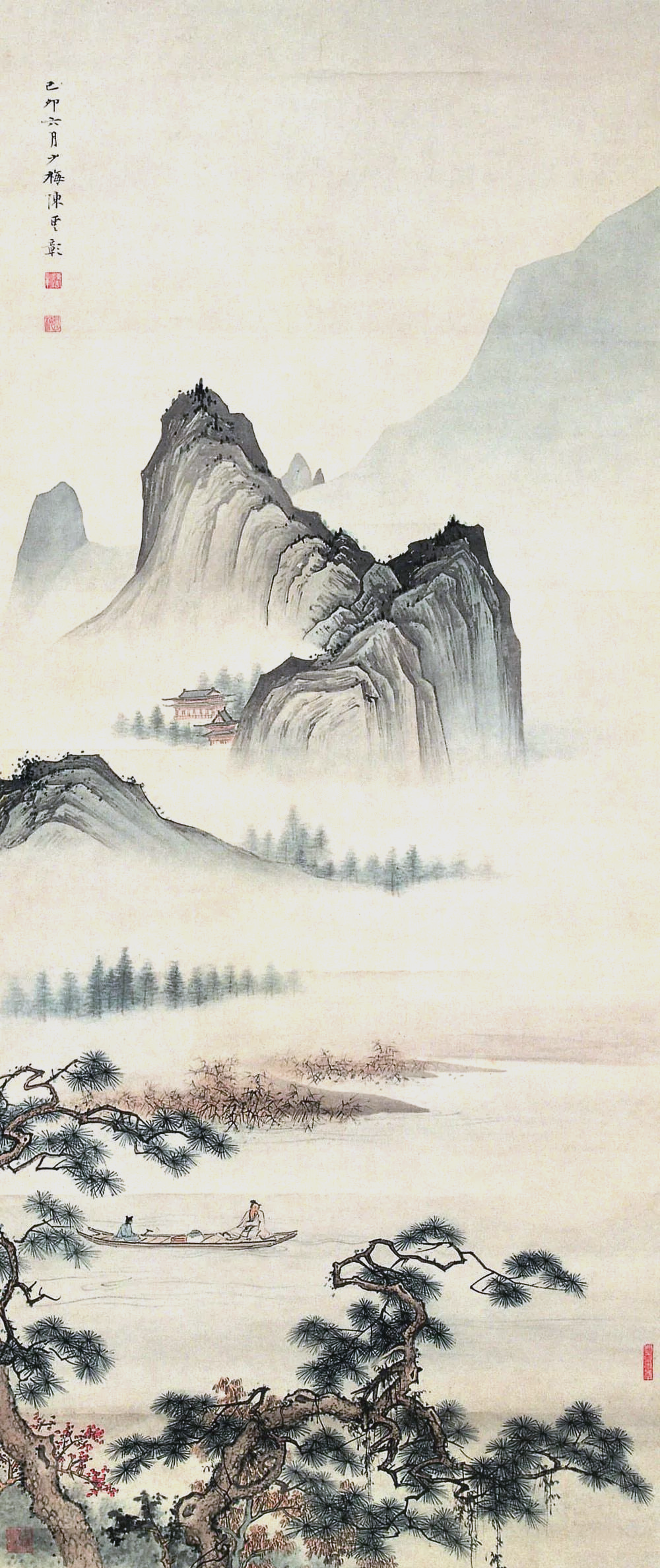 陈少梅的画:四季之美,令人心醉